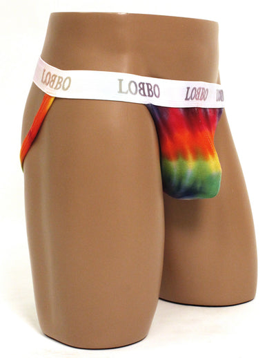 Rainbow Tie Dye Horizontal Stripes Jockstrap-NDS Wear-Rainbow-Horizontal-Stripes-Small-Davson Sales