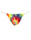 Rainbow Tie Dye Spiral Men's G-string-NDS Wear-Rainbow-Spiral-Small-Medium-Davson Sales