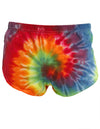 Rainbow Tie Dye Spiral Adult Side Split Shorts-mens shorts-NDS Wear-Rainbow-Spiral-Small-Davson Sales