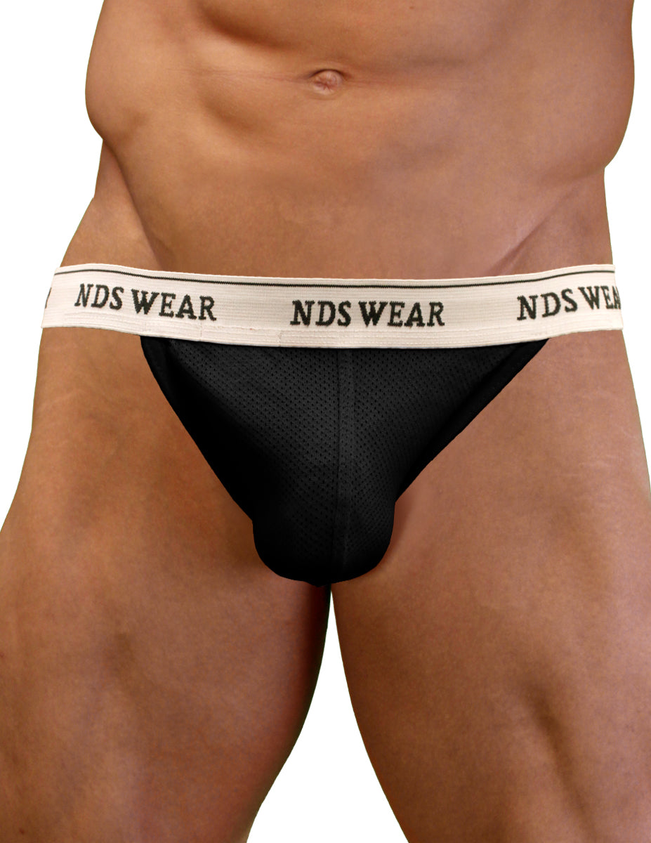 NDS Wear Cotton Mesh Jockstrap-NDS Wear-Black-Small-Davson Sales