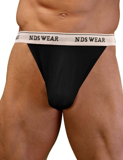 NDS Wear Mens Stretch Cotton Brazilian Thong-NDS Wear-Black-Small-Davson Sales