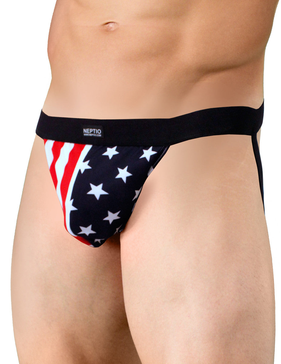 Men's American Flag Jockstrap-Neptio-American-Flag-Small-Davson Sales