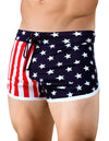 Men's American Flag Retro Running Short USA Flag-Neptio-American-Flag-Small-Davson Sales
