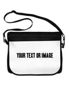 Custom Personalized Image or Text Neoprene Laptop Shoulder Bag-Laptop Shoulder Bag-TooLoud-Black-White-15 Inches-Davson Sales