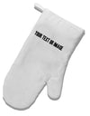 Custom Personalized Image and Text Printed Fabric Oven Mitt-Oven Mitt-TooLoud-White-Davson Sales