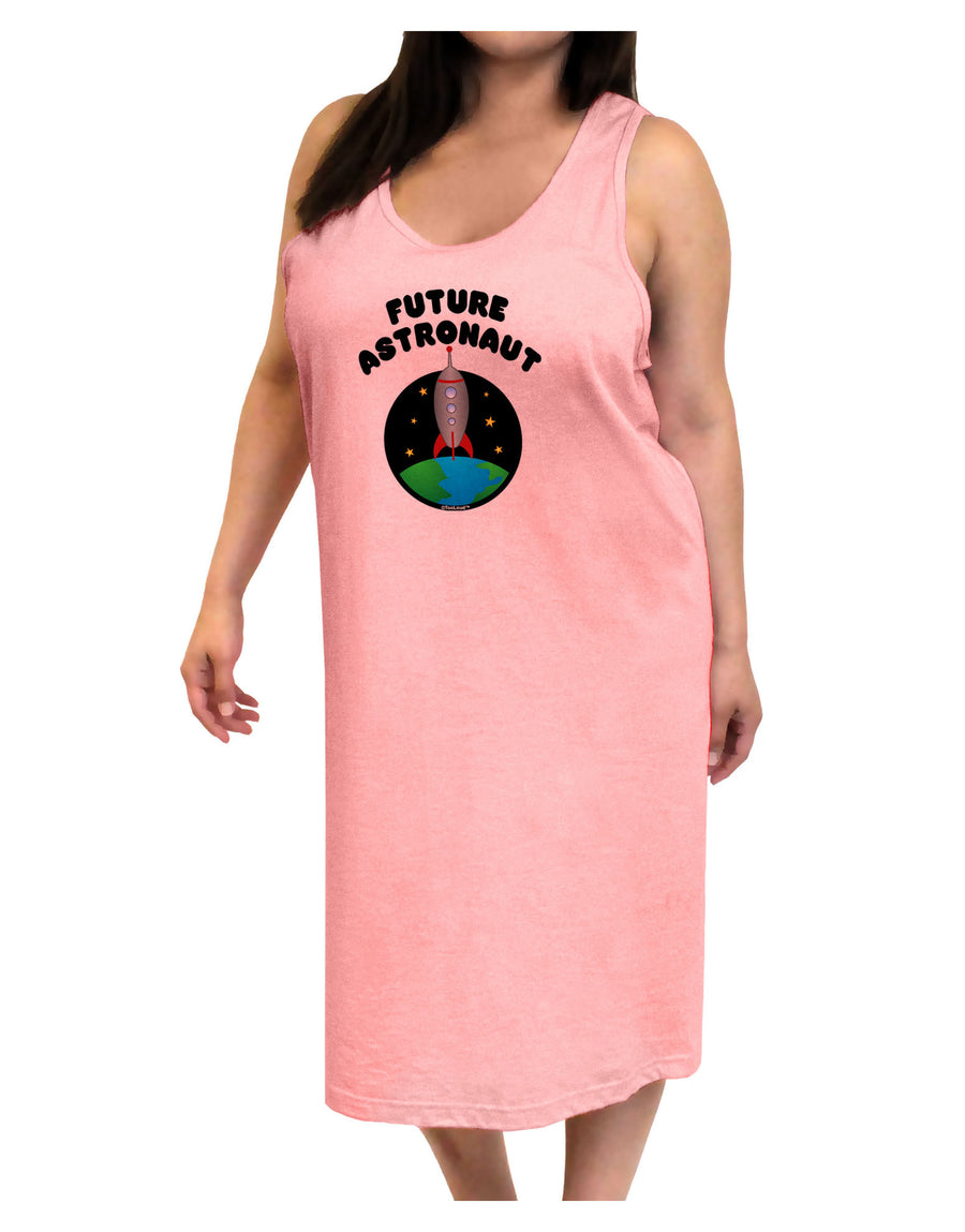 Future Astronaut Color Adult Tank Top Dress Night Shirt-Night Shirt-TooLoud-White-One-Size-Adult-Davson Sales