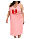 Peru Flag Adult Tank Top Dress Night Shirt-Night Shirt-TooLoud-Pink-One-Size-Adult-Davson Sales