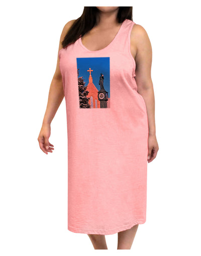 Manitou Springs Colorado Adult Tank Top Dress Night Shirt by TooLoud-Night Shirt-TooLoud-Pink-One-Size-Adult-Davson Sales