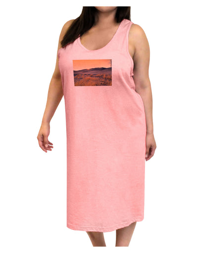 Colorado Sand Dunes Adult Tank Top Dress Night Shirt-Night Shirt-TooLoud-Pink-One-Size-Adult-Davson Sales