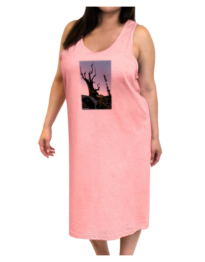 Colorado Mountain Scenery Adult Tank Top Dress Night Shirt-Night Shirt-TooLoud-Pink-One-Size-Adult-Davson Sales