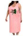 He's My Lucky Charm - Left Adult Tank Top Dress Night Shirt-Night Shirt-TooLoud-Pink-One-Size-Adult-Davson Sales