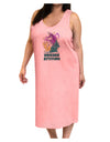 Unicorn Attitude Adult Tank Top Dress Night Shirt-Night Shirt-TooLoud-Pink-One-Size-Adult-Davson Sales