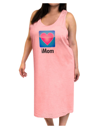 iMom - Mothers Day Adult Tank Top Dress Night Shirt-Night Shirt-TooLoud-Pink-One-Size-Adult-Davson Sales