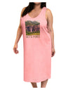 Beautiful Cliffs - Lets Hike Adult Tank Top Dress Night Shirt by-Night Shirt-TooLoud-Pink-One-Size-Adult-Davson Sales