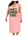 Can't Pinch This - St. Patrick's Day Adult Tank Top Dress Night Shirt by TooLoud-Night Shirt-TooLoud-Pink-One-Size-Adult-Davson Sales