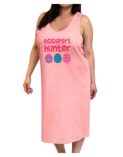 TooLoud Eggspert Hunter - Easter - Pink Adult Tank Top Dress Night Shirt-Night Shirt-TooLoud-Pink-One-Size-Adult-Davson Sales