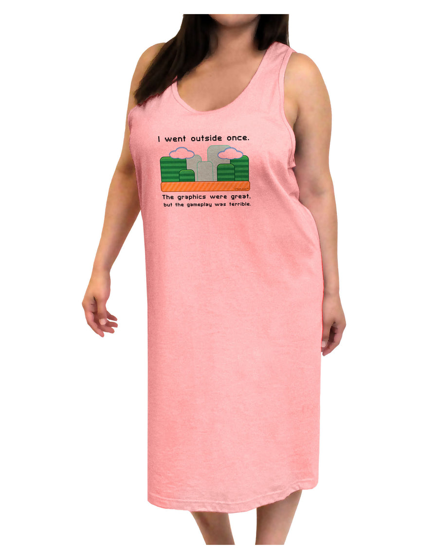 The Gameplay Was Terrible Adult Tank Top Dress Night Shirt-Night Shirt-TooLoud-White-One-Size-Adult-Davson Sales