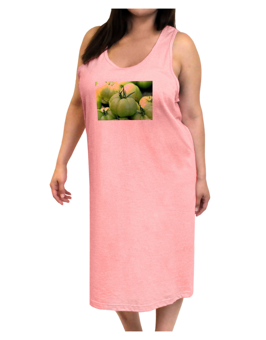 Buy Local - Green Tomatoes Adult Tank Top Dress Night Shirt-Night Shirt-TooLoud-White-One-Size-Adult-Davson Sales