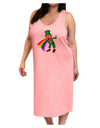 Puking Rainbow Leprechaun Adult Tank Top Dress Night Shirt-Night Shirt-TooLoud-Pink-One-Size-Adult-Davson Sales