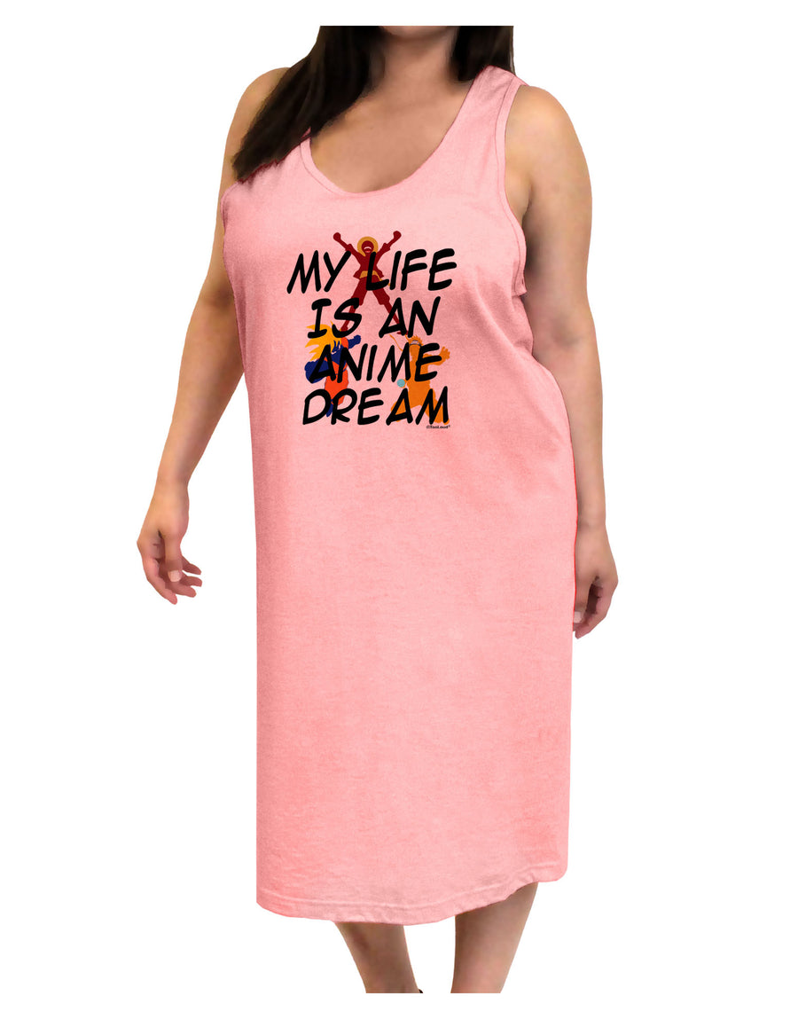 My Life Is An Anime Dream Adult Tank Top Dress Night Shirt by TooLoud-Night Shirt-TooLoud-White-One-Size-Davson Sales