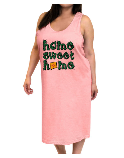 Home Sweet Home - New Mexico - Cactus and State Flag Adult Tank Top Dress Night Shirt by TooLoud-Night Shirt-TooLoud-Pink-One-Size-Adult-Davson Sales