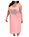 My First Mother's Day - Baby Feet - Blue Adult Tank Top Dress Night Shirt by TooLoud-Night Shirt-TooLoud-Pink-One-Size-Adult-Davson Sales