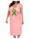 Lyme Disease Awareness Ribbon - Lime Green Adult Tank Top Dress Night Shirt-Night Shirt-TooLoud-Pink-One-Size-Adult-Davson Sales