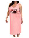 Hashtag On Fleek Adult Tank Top Dress Night Shirt-Night Shirt-TooLoud-Pink-One-Size-Adult-Davson Sales