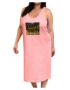 Beautiful Cliffs Colorado Adult Tank Top Dress Night Shirt by-Night Shirt-TooLoud-Pink-One-Size-Adult-Davson Sales