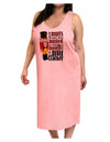 More Nuts Busted - Your Mouth Adult Tank Top Dress Night Shirt by-Night Shirt-TooLoud-Pink-One-Size-Adult-Davson Sales