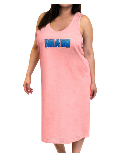 Miami Ocean Bubbles Adult Tank Top Dress Night Shirt by TooLoud-Night Shirt-TooLoud-Pink-One-Size-Adult-Davson Sales