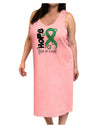 Hope for a Cure - Light Green Ribbon Celiac Disease - Flowers Adult Tank Top Dress Night Shirt-Night Shirt-TooLoud-Pink-One-Size-Adult-Davson Sales