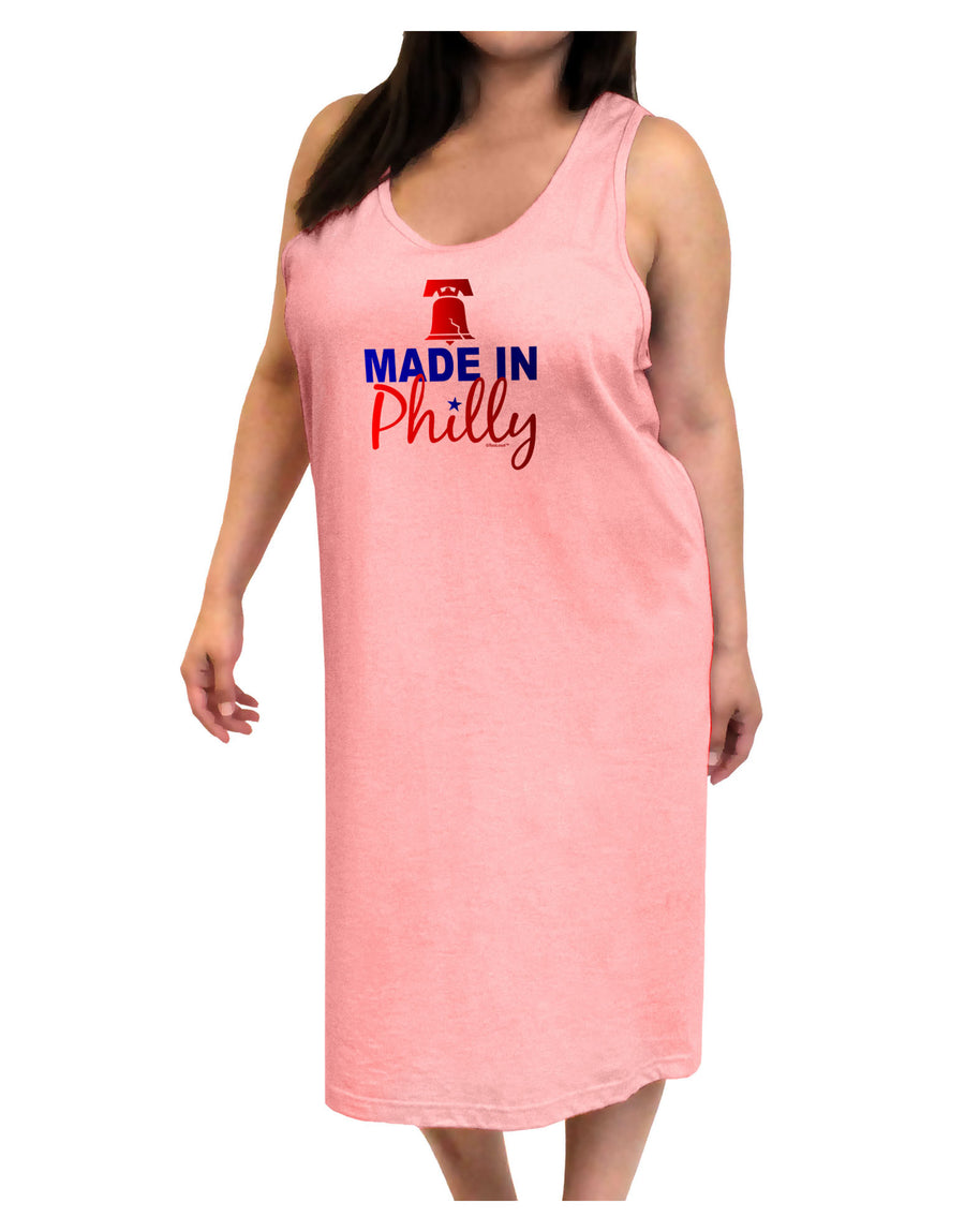 Made In Philly Adult Tank Top Dress Night Shirt-Night Shirt-TooLoud-White-One-Size-Adult-Davson Sales