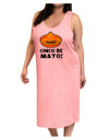 Sombrero Design - Cinco de Mayo Adult Tank Top Dress Night Shirt by TooLoud-Night Shirt-TooLoud-Pink-One-Size-Adult-Davson Sales