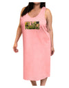 Buy Local - Green Tomatoes Text Adult Tank Top Dress Night Shirt-Night Shirt-TooLoud-Pink-One-Size-Adult-Davson Sales