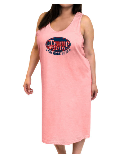 Trump No More Bull Adult Tank Top Dress Night Shirt-Night Shirt-TooLoud-Pink-One-Size-Adult-Davson Sales