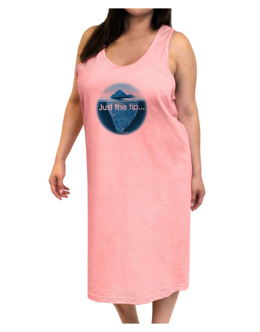 Iceberg Just the Tip Adult Tank Top Dress Night Shirt-Night Shirt-TooLoud-White-One-Size-Adult-Davson Sales