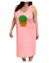 Cute Cactus Design Adult Tank Top Dress Night Shirt by TooLoud-Night Shirt-TooLoud-Pink-One-Size-Adult-Davson Sales