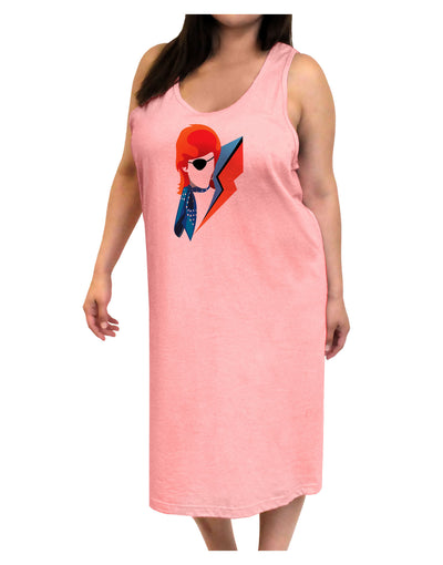 The Glam Rebel Adult Tank Top Dress Night Shirt-Night Shirt-TooLoud-Pink-One-Size-Adult-Davson Sales