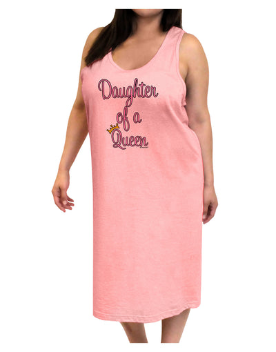 Daughter of a Queen - Matching Mom and Daughter Design Adult Tank Top Dress Night Shirt by TooLoud-Night Shirt-TooLoud-Pink-One-Size-Adult-Davson Sales