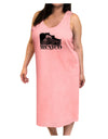 Mexico - Temple No 2 Adult Tank Top Dress Night Shirt-Night Shirt-TooLoud-Pink-One-Size-Adult-Davson Sales