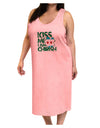 Kiss Me I'm Chirish Adult Tank Top Dress Night Shirt by TooLoud-Night Shirt-TooLoud-Pink-One-Size-Adult-Davson Sales
