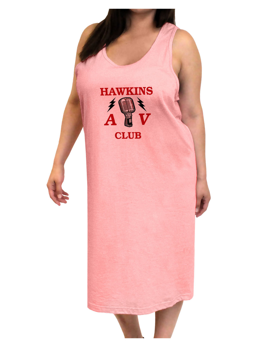 Hawkins AV Club Adult Tank Top Dress Night Shirt by TooLoud-Night Shirt-TooLoud-White-One-Size-Davson Sales