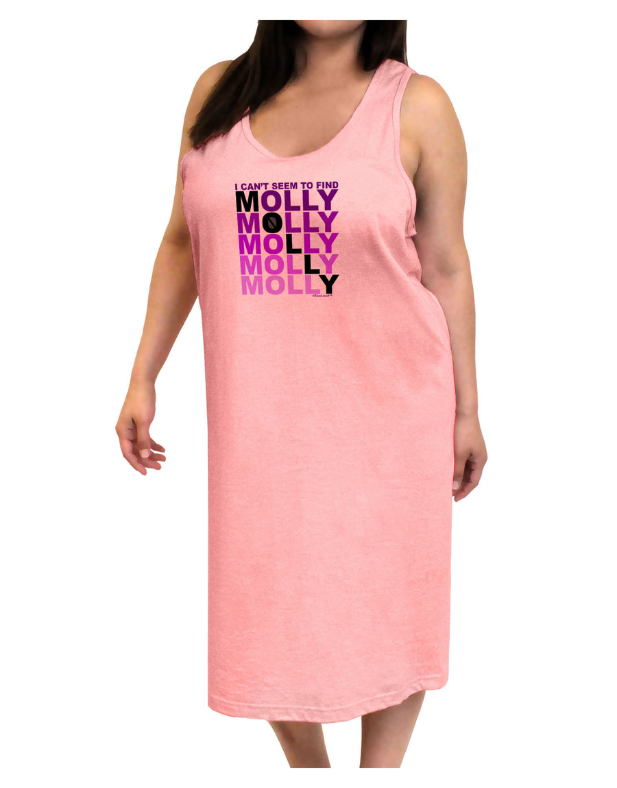 Find Molly Purple Adult Tank Top Dress Night Shirt-Night Shirt-TooLoud-White-One-Size-Adult-Davson Sales