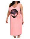 Extraterrestrial Face - Space #1 Adult Tank Top Dress Night Shirt by TooLoud-Night Shirt-TooLoud-Pink-One-Size-Adult-Davson Sales