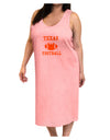 Texas Football Adult Tank Top Dress Night Shirt by TooLoud-Night Shirt-TooLoud-Pink-One-Size-Adult-Davson Sales