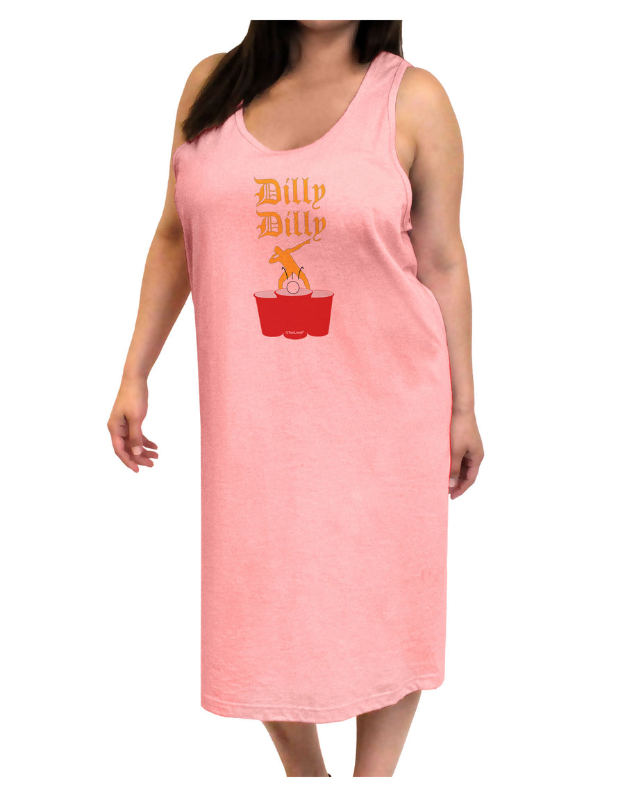 Dilly Dilly Funny Beer Adult Tank Top Dress Night Shirt by TooLoud-Night Shirt-TooLoud-White-One-Size-Davson Sales