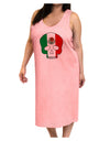 Skull Flag Mexico Adult Tank Top Dress Night Shirt-Night Shirt-TooLoud-Pink-One-Size-Adult-Davson Sales