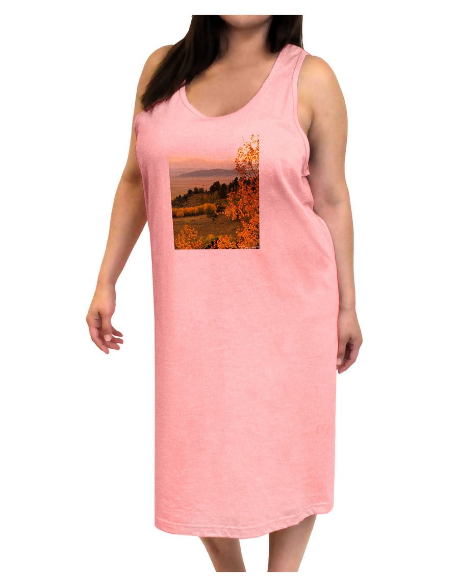 Nature Photography - Gentle Sunrise Adult Tank Top Dress Night Shirt by-Night Shirt-TooLoud-White-One-Size-Adult-Davson Sales