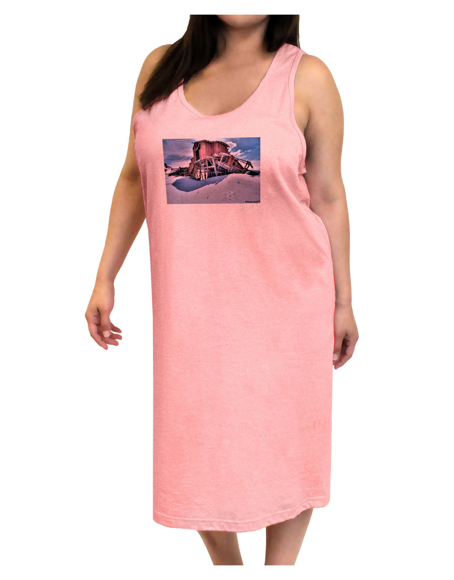 TooLoud Victor Mines Colorado Adult Tank Top Dress Night Shirt-Night Shirt-TooLoud-White-One-Size-Adult-Davson Sales